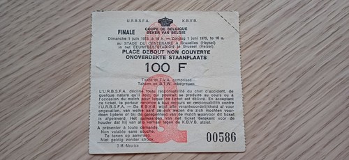 Ticket 1975 rsc anderlecht - ticket,