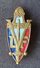 insigne LVF  volontaire francais . GMR politique obsolete  liberation   ww2