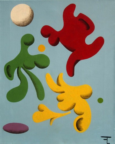 Art contemporain tableau