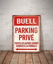 Plaque métal vintage Buell