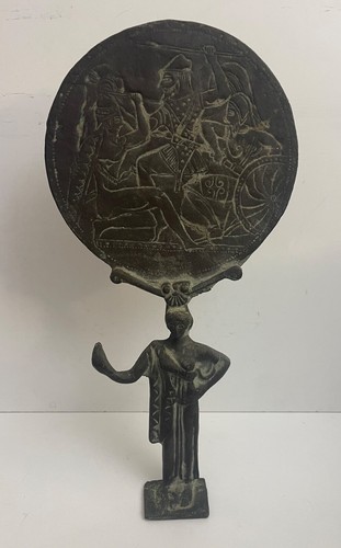 Miroir pied étrusque en - miroir,