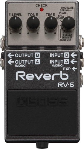 Boss reverb effect - rv-6,