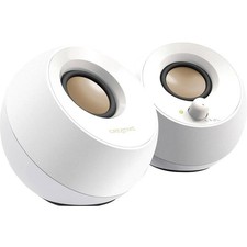 Enceintes PC 2.0 Creative Pebble 4.4 W blanc