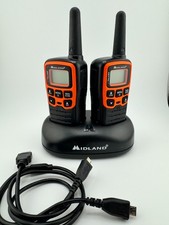 Midland X-Talker T51A Two-Way Radio 2 Walkie Talkies Black Orange