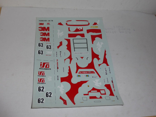 Decals ferrari 512 bb lm - decals, bb-lm