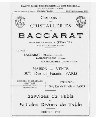 Cristal baccarat catalogue - cristal,