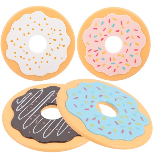 4pcs donut coasters reusable - 4pcs,