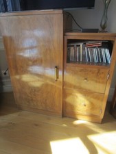 MEUBLE assymetrique Art Déco 1930    noyer