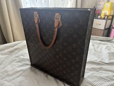 Authentic Louis Vuitton Sac Plat Monogram M51140 Tote Bag