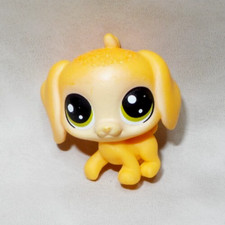 LITTLEST PET SHOP LPS #14 HASBRO BABY PUPPY BEAGLE GLEAMER TAWNYTON GLITTER G4