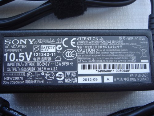 Alimentation origine sony - alimentation, d'origine