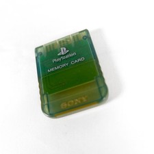 Carte Memoire Memory Card Sony Playstation PS1 Officiel SCPH-1020 Clear Blue 3