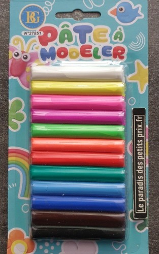 Pâte modeler 12 tubes - tubes, de