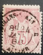 timbre FRANCE 1885  N°81 SAGE