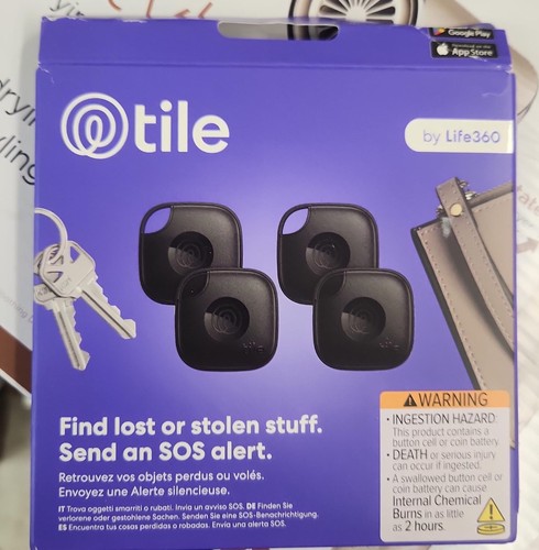 Tile gps trackers - tile, 4-pack