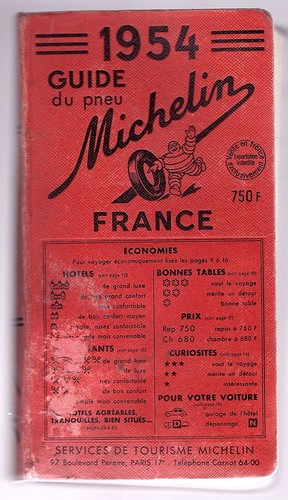 Guide michelin france - michelin, 1954