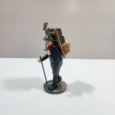 ERZGEBIRGE Wendt Kuhn Mountain Climber Hiker Wood Germany Figure