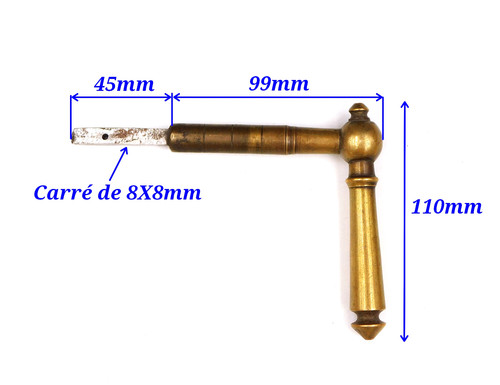 8x8mm old door handle - 8x8mm,