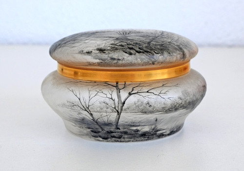 Daum nancy bonbonnière verre - daum,