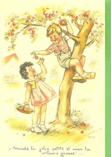 Germaine bouret carte postale - germaine,