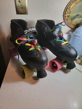EPIC SUPER NITRO RAINBOW QUAD ROLLER  SKATES SIZE 8