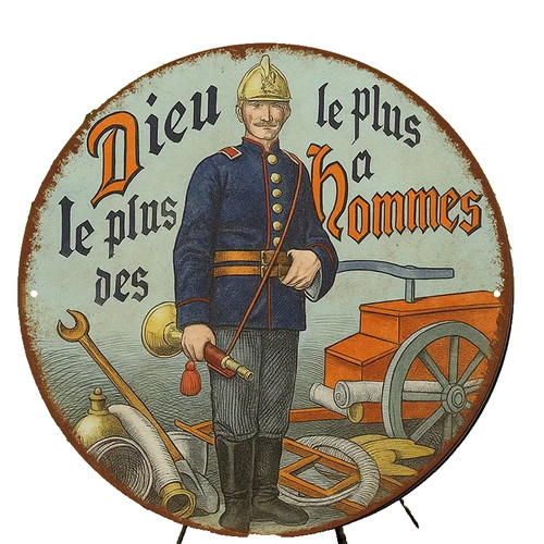 Plaque souvenir sapeur - souvenir, "sapeur