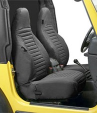 Paire de housses de siège Seat Cover Bestop noir Jeep Wrangler TJ 96-02