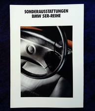 BMW 5 Series, E 34, special equipment brochure 1.1991...520i, 525i, 535i, 524 td  