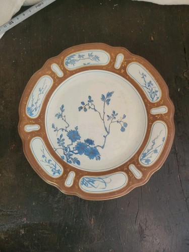 Ancienne assiette faience fine - assiette,