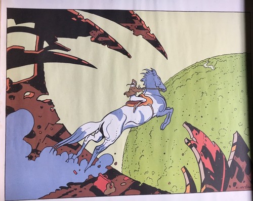 Ancien poster affiche moebius - poster,