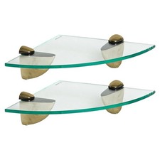 2x Étagères d'Angle de Salle