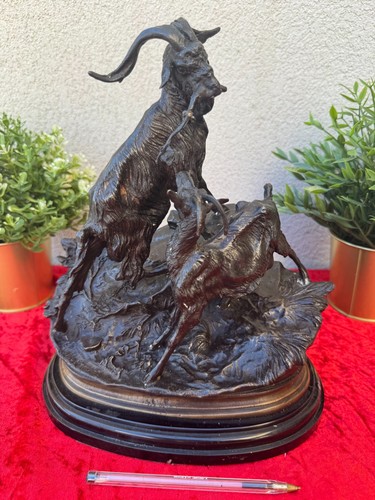 Beau bronze animalier jules - animalier,