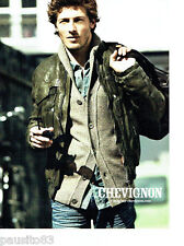 ADVERTISING 066 2011 the men's leather jacket Chevignon ready to wear