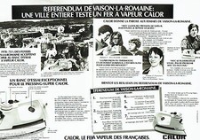ADVERTISING 016 1978 CALOR the iron steam (2p) Vaison-La-R