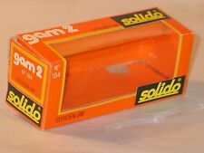 SOLIDO 184 CITROËN SM BOITE