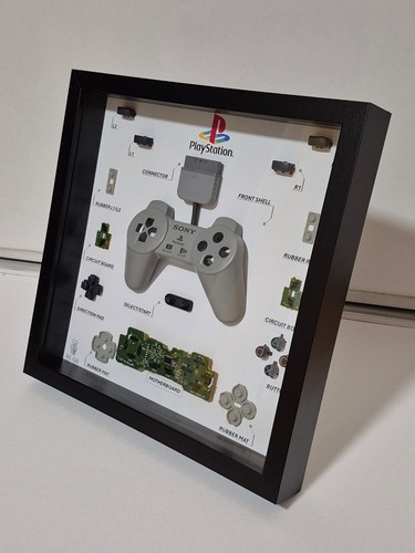 Shadowbox diorama manette ps1 - shadowbox/diorama,