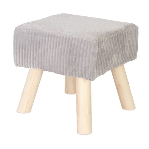 Tabouret velours côtelé - en,