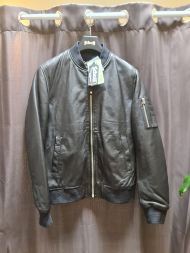 Teddy bombers cuir homme - /,