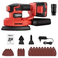 Ponceuse Multifonction Sans Fil 20V Lithium 3en1 Delta Batterie 2Ah 13000 trmin