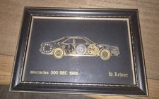 Vintage H LEHNER art  mercedes