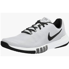 Nike Men's Flex Control TR4 Cross Trainer, White/Blacksmoke Grey, 11 Regular US
