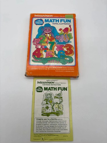 Jeu intellivision math - intellivision, fun