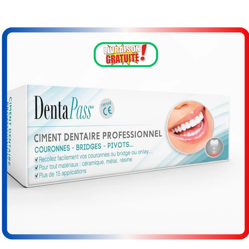 Ciment dentaire professionnel - ciment,