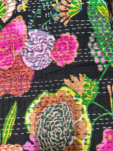 Couvre lit indien - indien, kantha