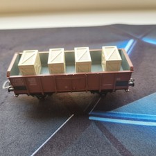 PIKO - ITALIAN FS RAILWAYS 4-WHEEL OPEN WAGON #L4433972 (WITH LOAD)  (HO Scale)