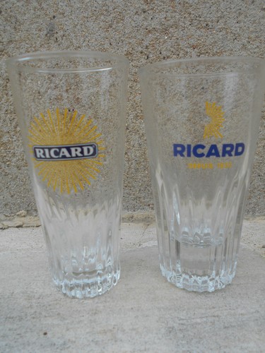 Lot verres ricard corse - verres,