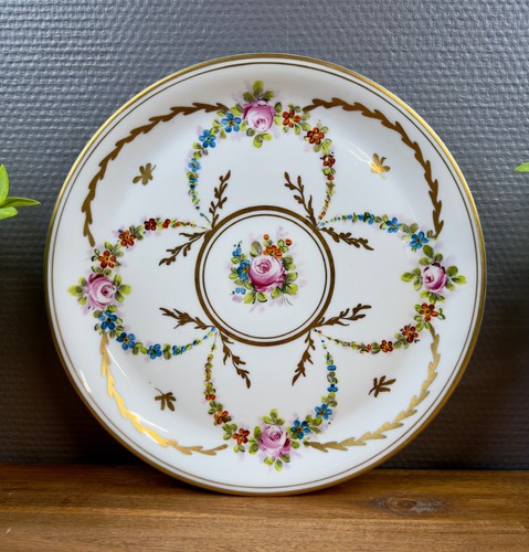 Plat ancien porcelaine - plat,