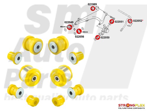 Kit silent bloc - bloc, de