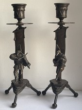 LOT / PAIRE 2 Ancien bougeoir