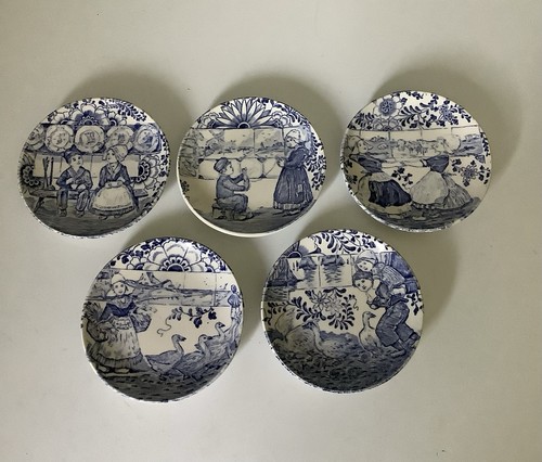 Lot petites assiettes boch - 5,